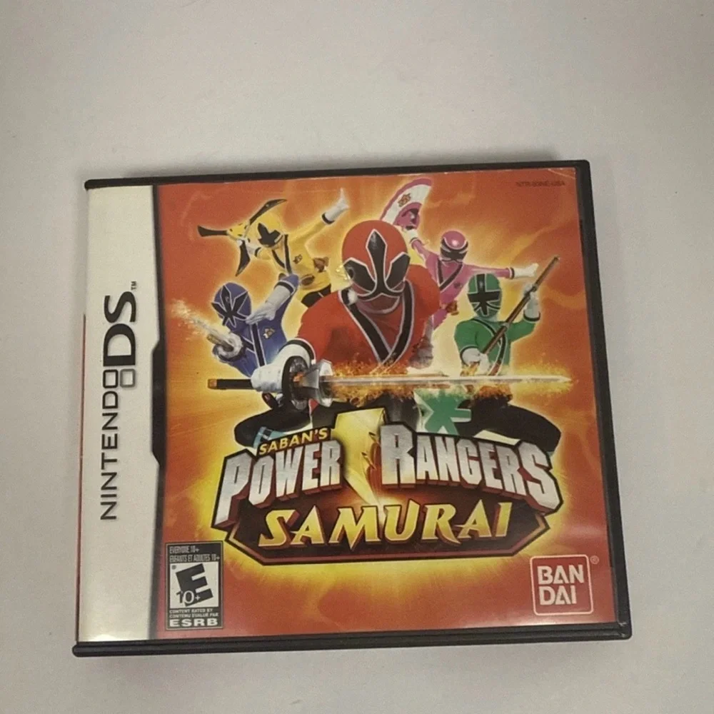 Power Rangers Samurai Nintendo DS Complete CIB Authentic